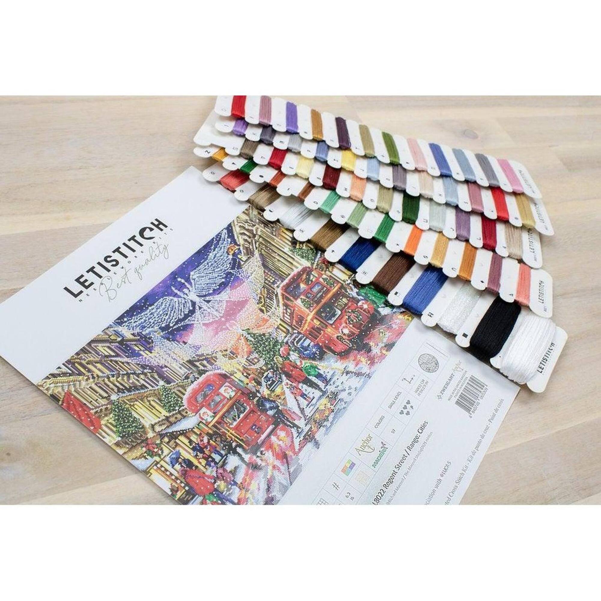 Letistitch Regent Street/Range: Cities Counted Cross Stitch Kit